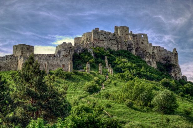 The ruins of Spiš Castle