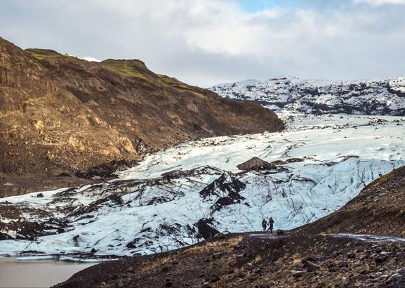 Solheimajokull Glacier Tongue