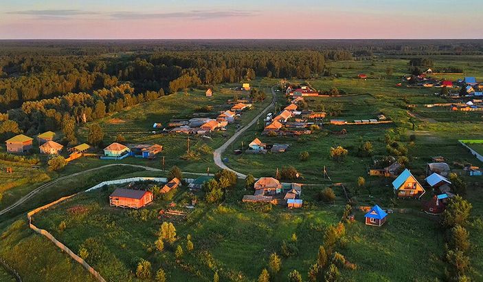 Деревня Окунево