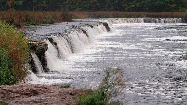 Waterfall on the Venta River